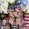 2.5" Wired Patriotic Ribbon – 10 Yards Red, White & Blue American Flag Star Ribbon for 4th of July Wreaths, Gift Wrapping & DIY Crafts